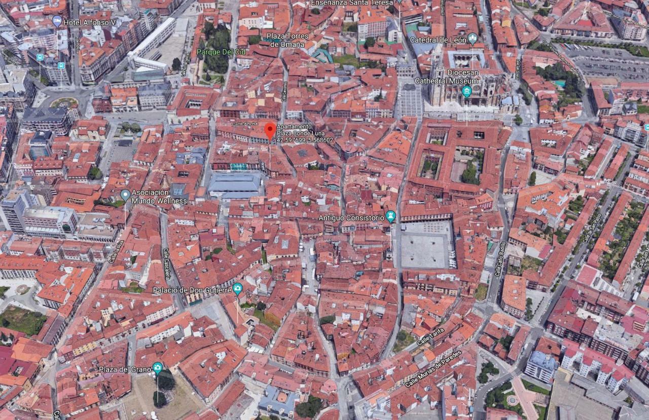 Apartamento Conde Luna León Exteriör bild